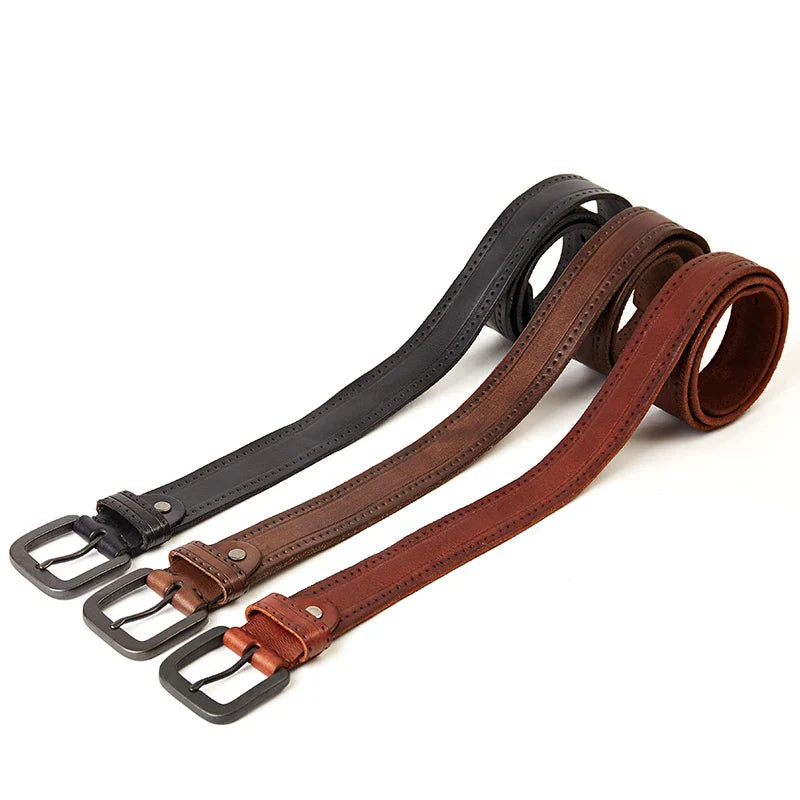 ceinture homme vintage, ceinture cuir véritable, accessoire homme élégant, ceinture polyvalente, ceinture robuste