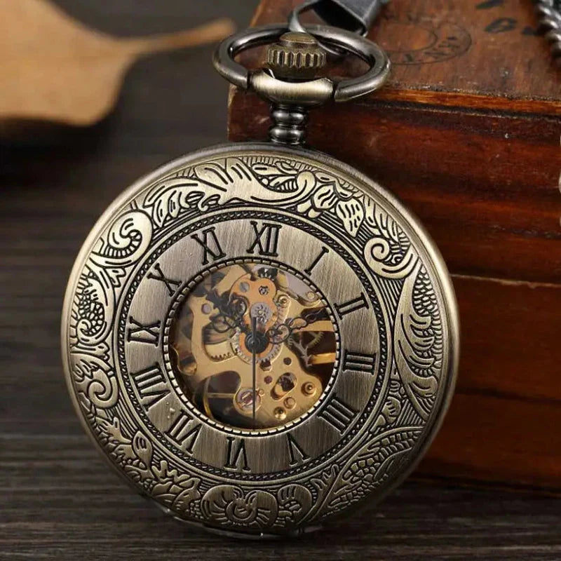 Montre de Poche Vintage, Montre de Poche Rétro, Montre de Poche Argentée, Montre de Poche Mécanique Rétro Maximus, Montre de Poche Mécanique Classique, Montre de Poche London Vintage Maximus, Montre de Poche Squelette, Montre de Poche Automatique, Montre de Poche Ancienne, Montre de Poche