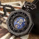Montre pour homme, Montre luxueuse, Montre de luxe, Montre de poche vintage, Montre de poche argentée, Montre de poche mécanique classique, Montre de poche hexagonale