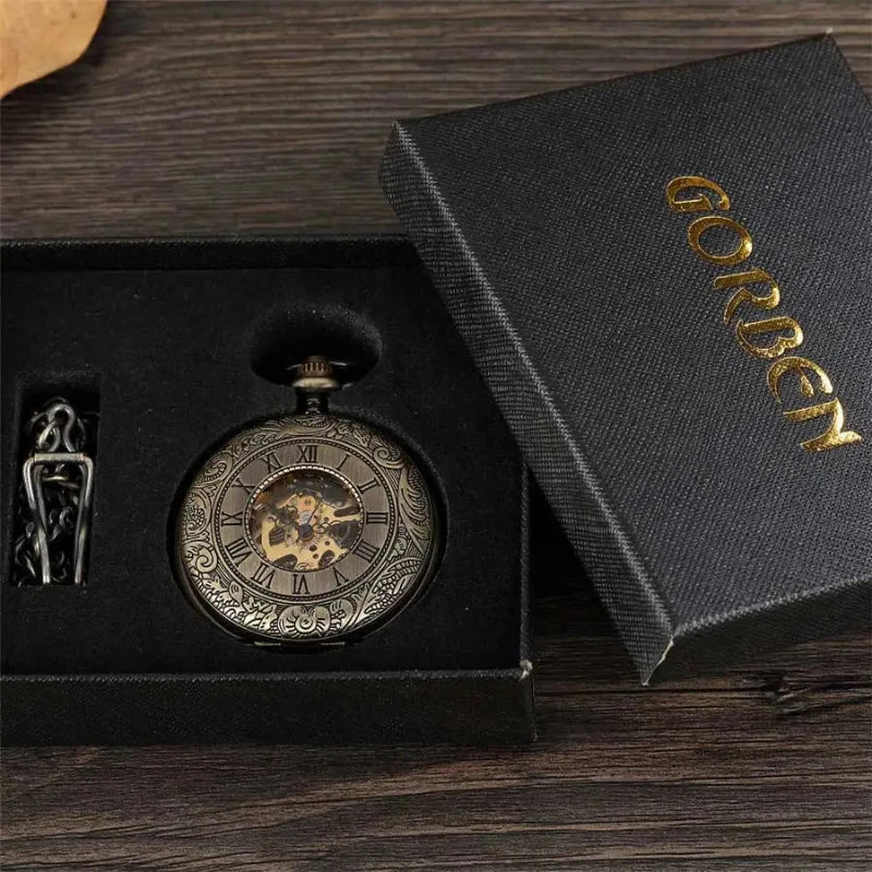 Montre de Poche Vintage, Montre de Poche Rétro, Montre de Poche Argentée, Montre de Poche Mécanique Rétro Maximus, Montre de Poche Mécanique Classique, Montre de Poche London Vintage Maximus, Montre de Poche Squelette, Montre de Poche Automatique, Montre de Poche Ancienne, Montre de Poche