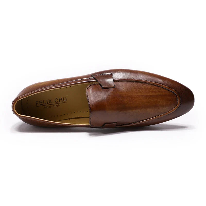 mocassin homme cuir, mocassin minimaliste, mocassin en cuir véritable, mocassin confortable, mocassin casual chic