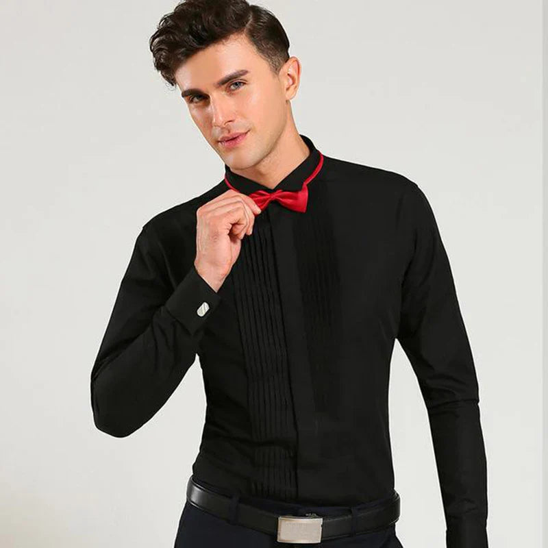 Chemise Élégante Homme, Chemise Smoking Homme, Chemise pour Smoking Homme, Chemise de Smoking Homme, Chemise Blanche de Cérémonie, Chemise