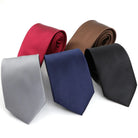 cravate unie, cravate en polyester, accessoire homme élégant, cravate classique, cravate durable