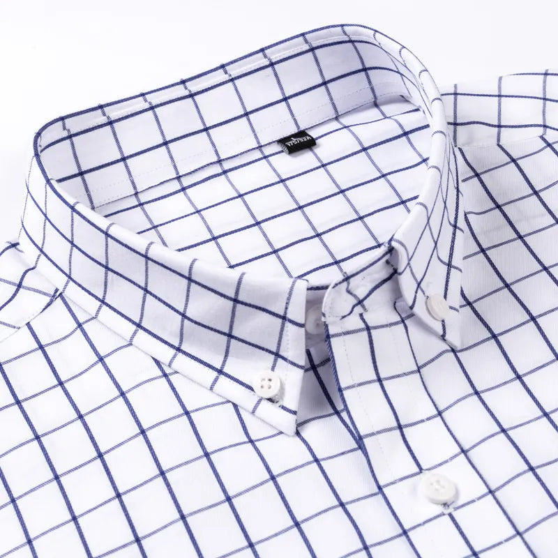 Chemise Homme, Chemise Habillée Homme en Coton Carreaux Maximus, Chemise Habillée Homme en Coton à Carreaux, Chemise Habillée en Coton à Carreaux, Chemise Habillée en Coton, Chemise Classique, Chemise