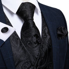 ensemble gilet homme, gilet homme imprimé, gilet costume floral, gilet homme soie, tenue formelle homme