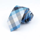 cravate à carreaux, cravate en polyester, accessoire homme élégant, cravate pour occasions spéciales, cravate polyvalente