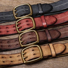 ceinture homme vintage, ceinture en cuir artisanale, ceinture fait main, accessoire homme élégant, ceinture en cuir véritable