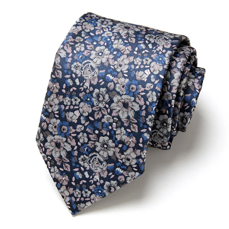cravate imprimée en soie, cravate élégante, accessoire homme de luxe, cravate sophistiquée, cravate VanGise