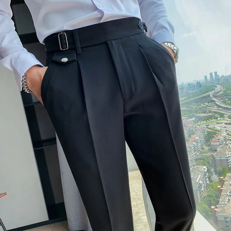 pantalon tailleur premium, pantalon homme slim, pantalon homme élégant, pantalon de costume, pantalon homme formel