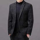 veste homme carreaux, veste homme élégante, veste homme décontractée chic, veste homme coton polyester, blazer homme à motifs







