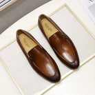 mocassin homme cuir, mocassin minimaliste, mocassin en cuir véritable, mocassin confortable, mocassin casual chic