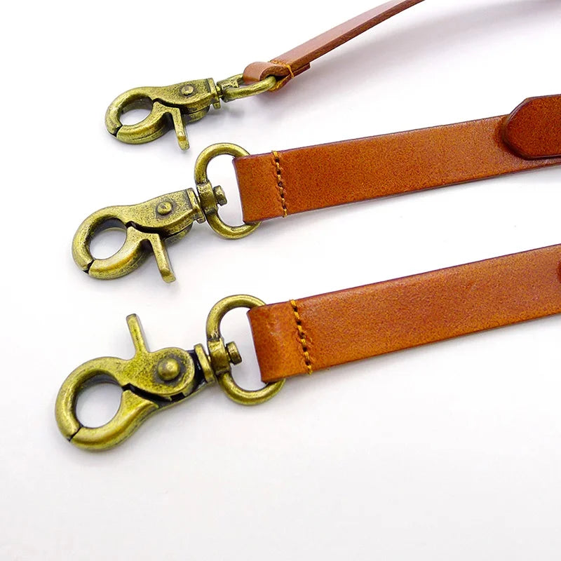 bretelles homme cuir, bretelles marron clair, accessoire élégant homme, bretelles cuir véritable, bretelles polyvalentes