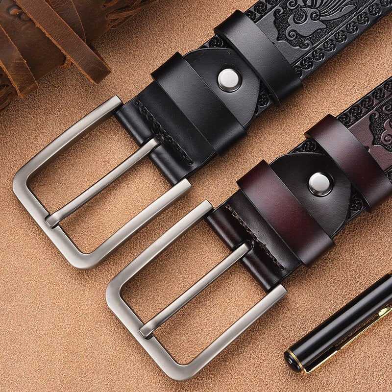 ceinture homme cuir détaillé, ceinture cuir véritable, accessoire homme élégant, ceinture polyvalente, ceinture décontractée