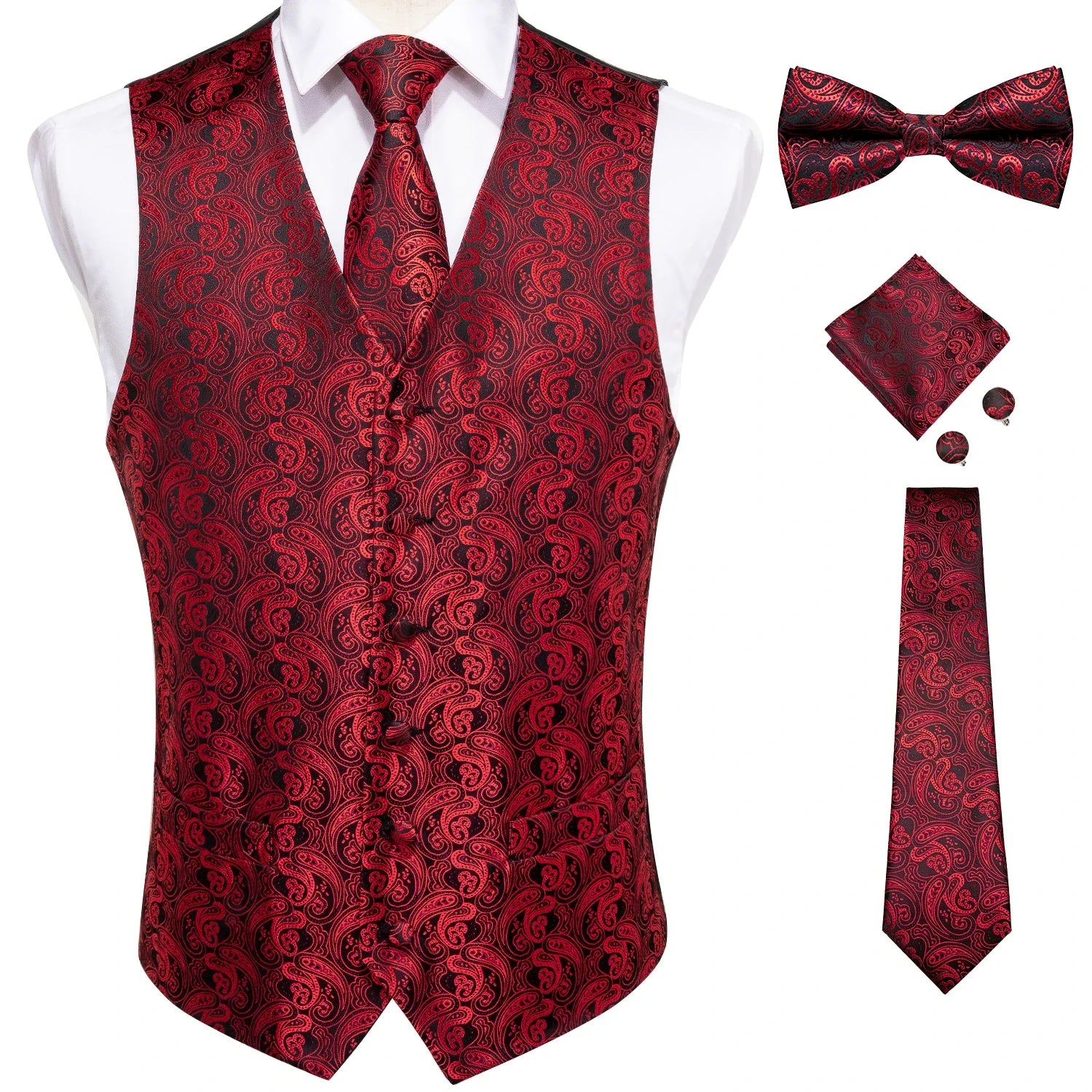 ensemble gilet homme, gilet homme imprimé, gilet costume floral, gilet homme soie, tenue formelle homme
