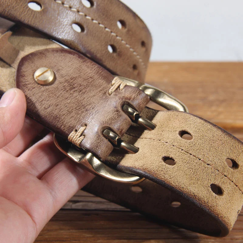 ceinture homme vintage, ceinture en cuir artisanale, ceinture fait main, accessoire homme élégant, ceinture en cuir véritable