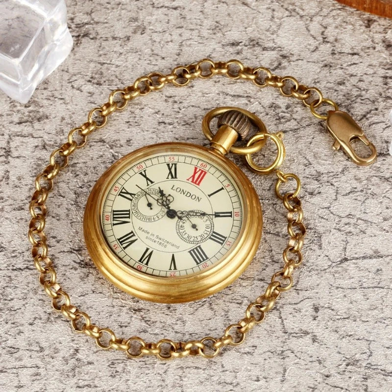 Montre pour homme, Montre luxueuse, Montre de luxe, Montre de poche vintage, Montre de poche London Vintage Maximus, Montre de poche automatique, Ancienne montre de poche, Montre de poche, Montre