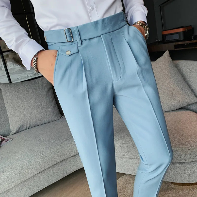 pantalon tailleur premium, pantalon homme slim, pantalon homme élégant, pantalon de costume, pantalon homme formel
