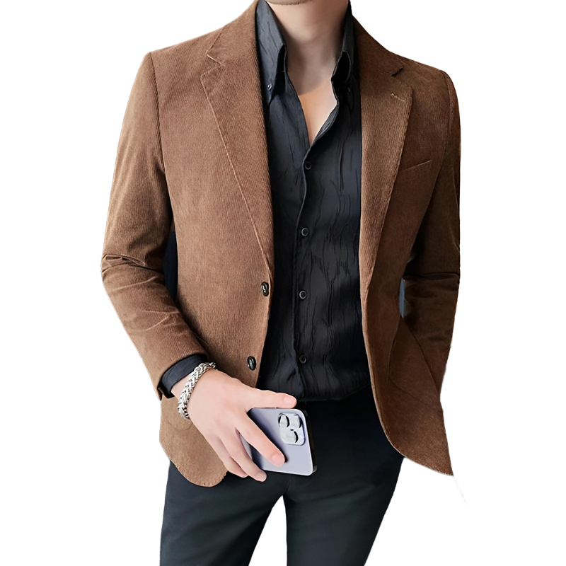 veste homme effet daim, veste homme slim fit, veste homme élégante, blazer homme, veste homme casual chic


