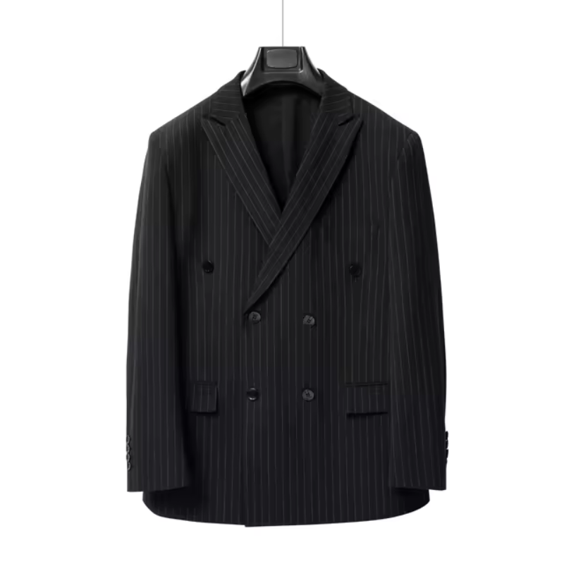 Costume Plus Size, Costume Homme à Rayures, Costume Homme Croisé Grande Taille, Costume Homme Complet, Costume Homme, Costume Grande Taille à Rayures pour Homme, Costume 3 Pièces Plus Size, Costume 3 Pièces