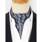 cravate ascot homme, ascot imprimé luxe, accessoire masculin élégant, cravate ascot en polyester, cravate ascot sophistiquée