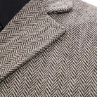 gilet homme à revers, gilet en polyester, gilet homme élégant, gilet décontracté, gilet polyvalent