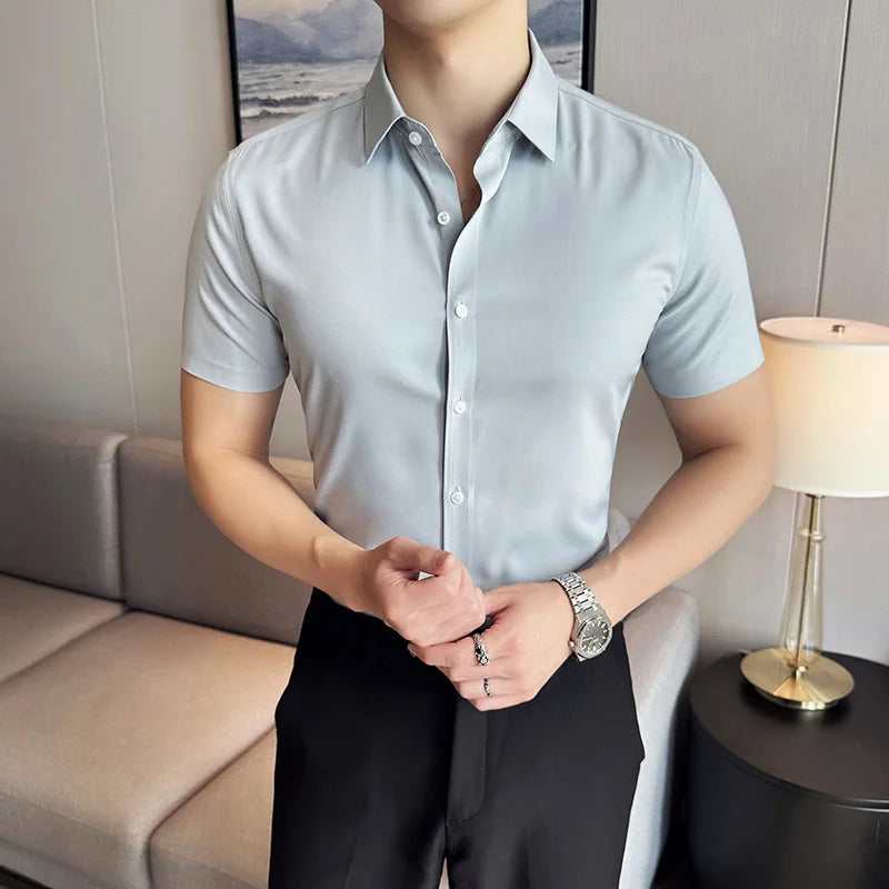 Chemise Homme Manches Courtes, Chemise Sociale Homme, Chemise à Manches Courtes, Chemise Sociale, Chemise Homme, Chemise Courte, Chemise