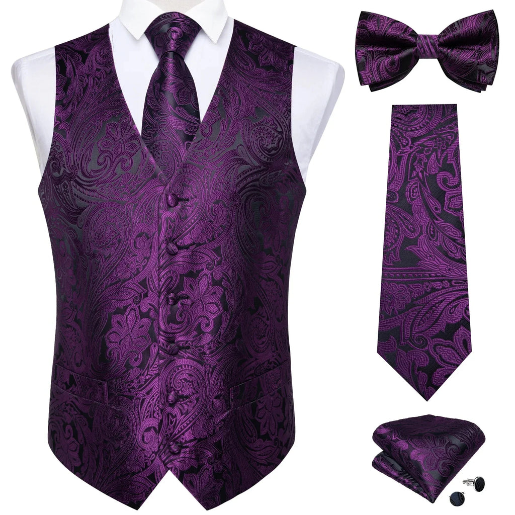 ensemble gilet homme, gilet homme imprimé, gilet costume floral, gilet homme soie, tenue formelle homme