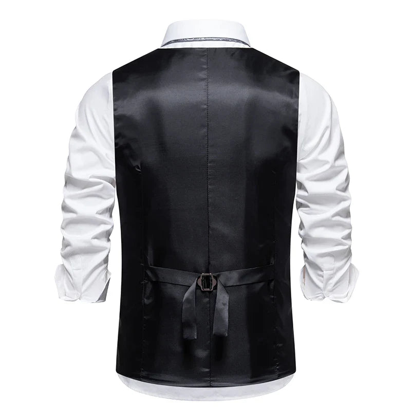 gilet homme rayures craie, gilet homme rétro, gilet homme vintage, gilet homme élégant, veste sans manches homme