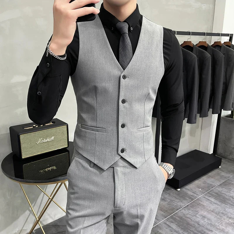 gilet homme uni, gilet homme slim, gilet homme formel, gilet homme élégant, veste sans manches homme