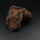 cravate florale imprimée, cravate en polyester premium, accessoire homme élégant, cravate motif exclusif, cravate sophistiquée