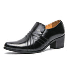 chaussure homme lanières croisées, chaussure de ville talon bloc, chaussure homme slip on, chaussure formelle originale, chaussure homme marron élégante