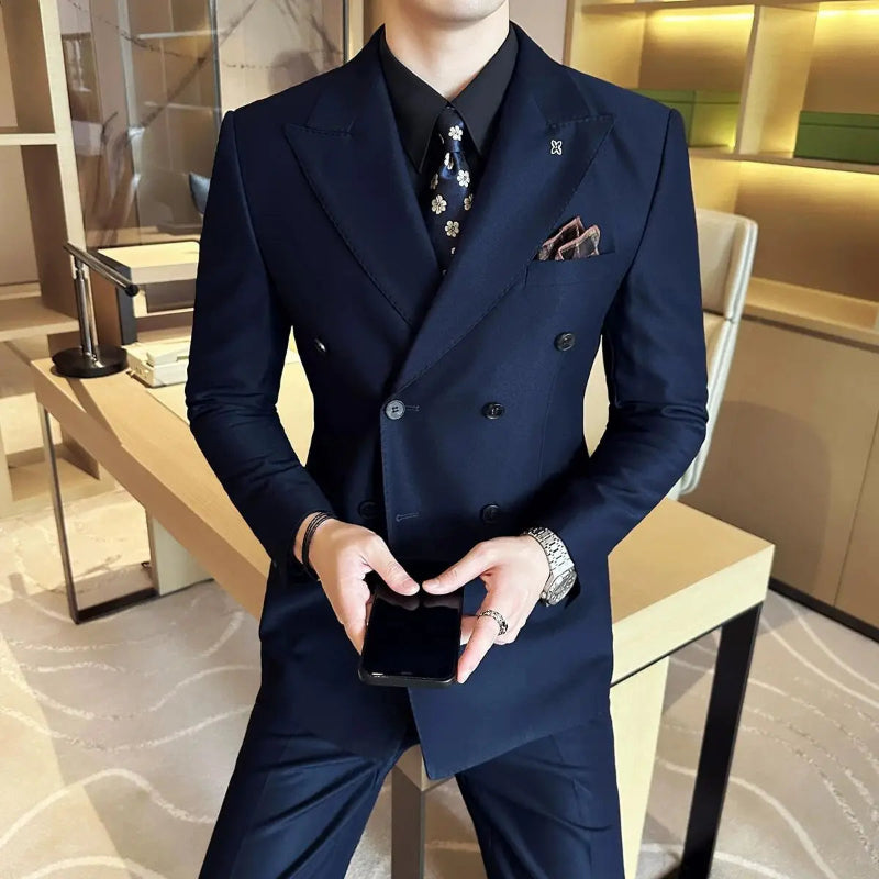 costume slim fit, Costume Maximus, Costume Homme Croisé, Costume Homme Complet, Costume Homme, Costume Croisé, Costume 3 Pièces Slim Fit, Costume 3 Pièces Moderne, Costume