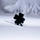 broche homme, broche trèfle, accessoire costume, broche élégante, broche porte-bonheur