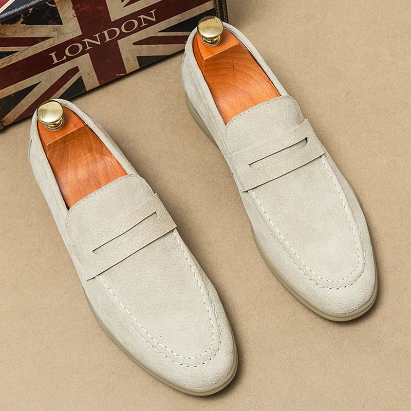 mocassin homme daim, chaussure homme élégante, mocassin style daim, mocassin confortable homme, mocassin casual