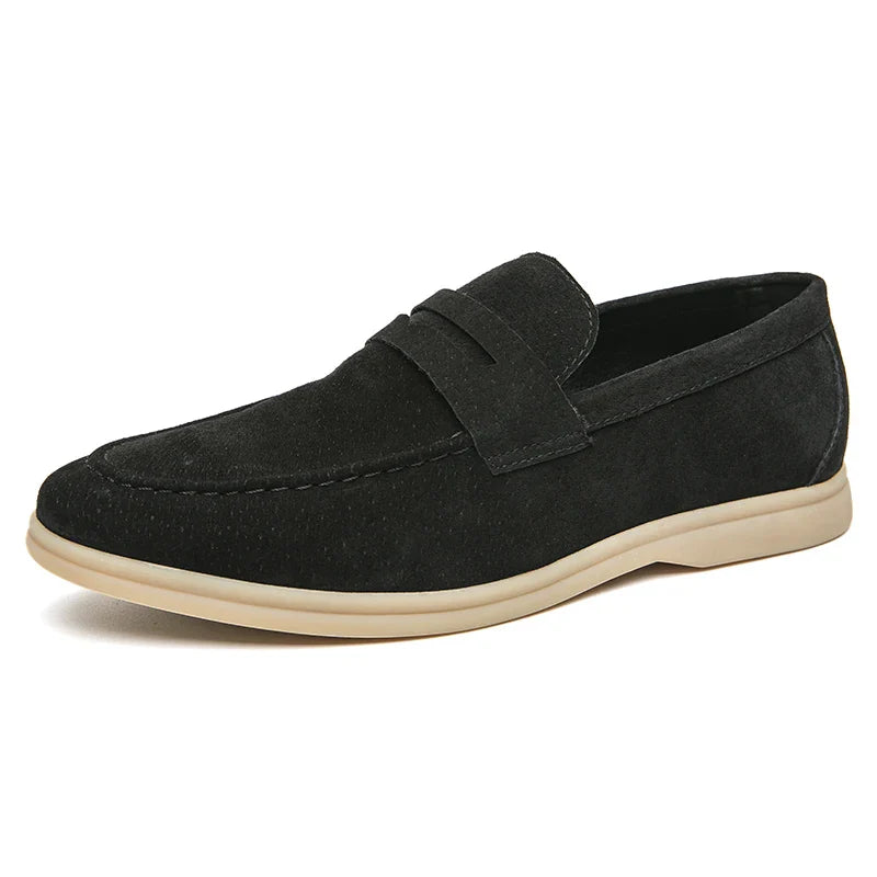 mocassin homme daim, chaussure homme élégante, mocassin style daim, mocassin confortable homme, mocassin casual