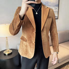 veste homme effet daim, veste homme élégante, veste homme casual chic, veste homme à revers pointe, blazer homme