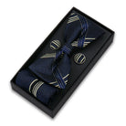 coffret cravate nœud papillon, nœud papillon imprimé, accessoire homme élégant, coffret cadeau masculin, ensemble cravate sophistiqué