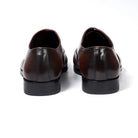 chaussure richelieu homme, chaussure homme patinée, chaussure de ville marron, chaussure formelle classique, chaussure homme bout droit