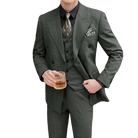 Costume Croisé, Costume Homme Croisé, Costume Homme Complet, Costume Homme à Large Revers, Costume Homme, Costume