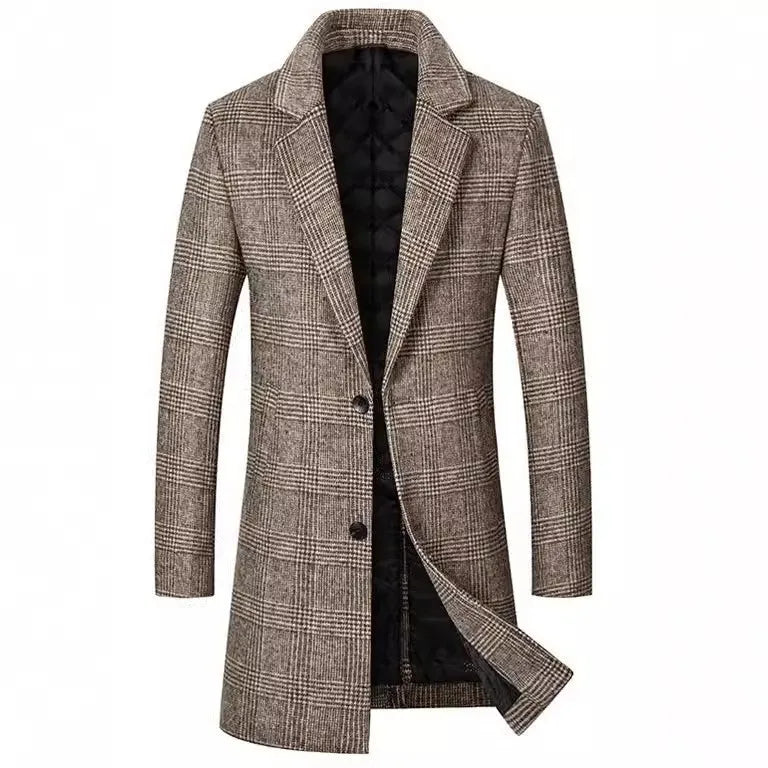 Manteau Homme à Carreaux, manteau à carreaux pour homme, manteau, manteau pour homme, manteau long pour homme

