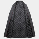 manteau long homme en laine hiver élégant, manteau chaud homme automne hiver stylé, manteau laine homme coupe longue tendance, manteau décontracté chic homme laine, manteau d’hiver homme avec doublure coton







