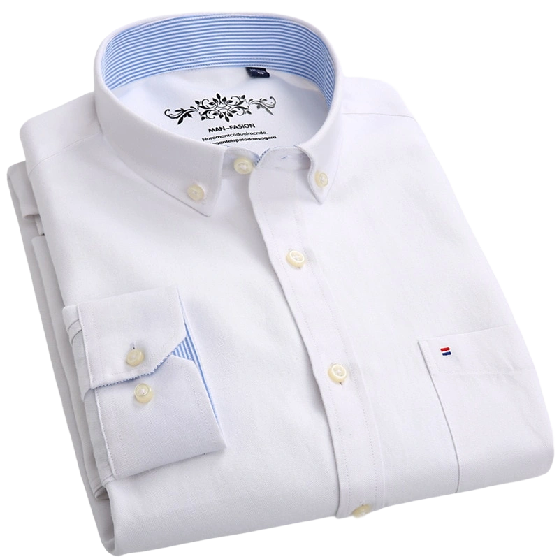 Chemise Élégante Homme, Chemise Homme, Chemise Habillée Homme en Coton Oxford, Chemise Habillée, chemise en coton, Chemise Classique, Chemise
