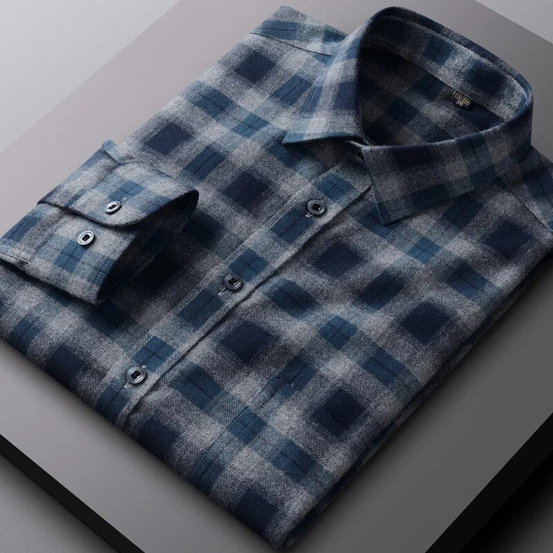 Chemise à carreaux, Chemise habillée à carreaux Maximus, Chemise habillée à carreaux, Chemise habillée en flanelle, Chemise en flanelle à carreaux, Chemise