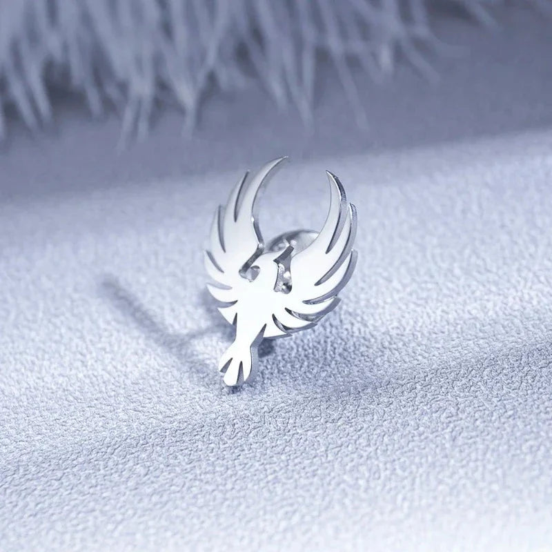 broche homme, broche phénix, accessoire costume élégant, broche unique, bijou homme formel