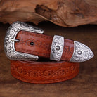 ceinture homme style western, ceinture en cuir de vache, boucle imposante, accessoire homme rustique, ceinture gravée