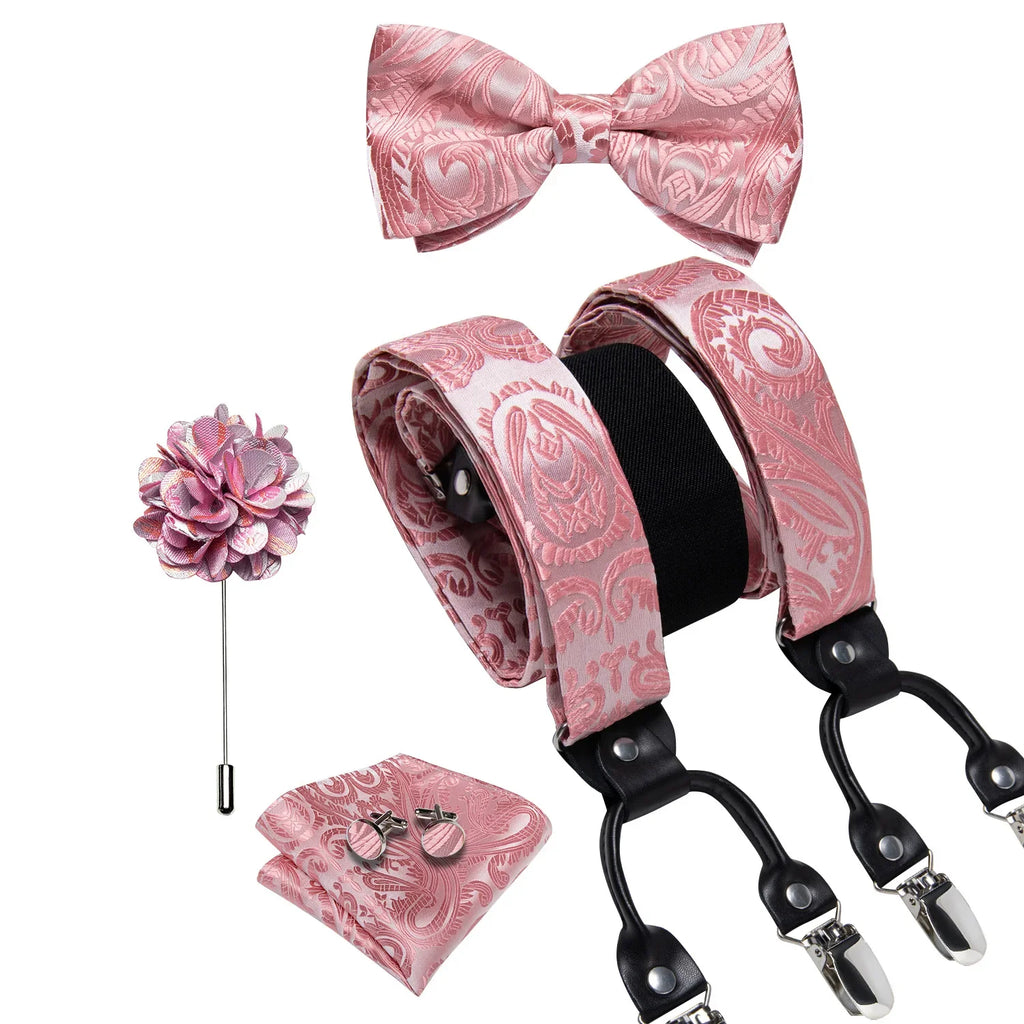 bretelles homme imprimées, ensemble luxe homme, accessoire homme élégant, bretelles soie, coffret cadeau homme