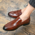 mocassin homme élégant, mocassin en cuir verni, chaussure casual chic, mocassin confortable, mocassin homme de luxe