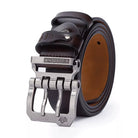 ceinture homme cuir véritable, ceinture bison denim, ceinture casual élégante, accessoire homme luxe, ceinture boucle imposante