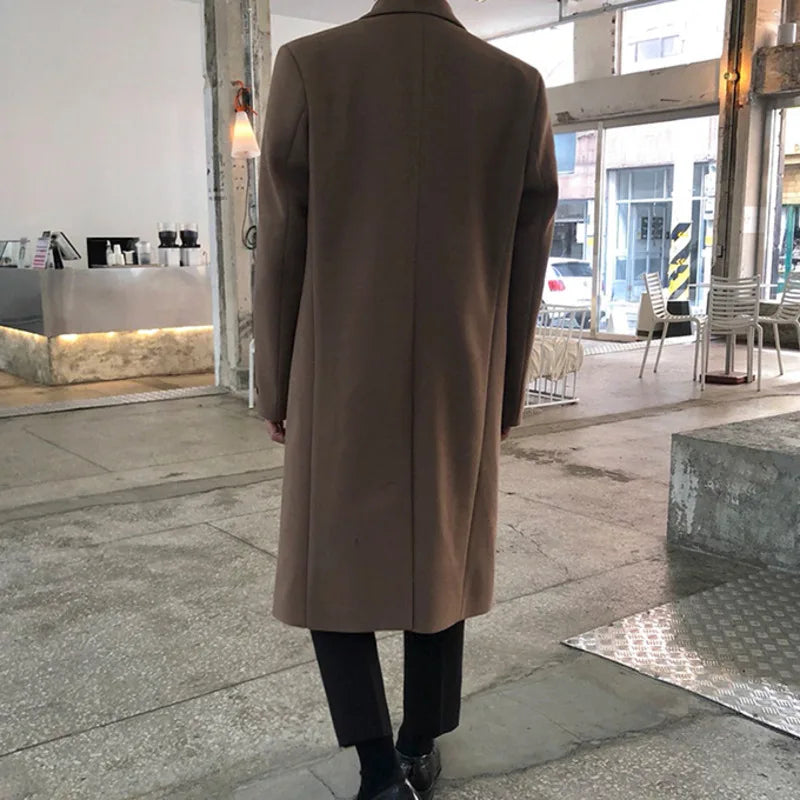 Manteau Homme Croisé, manteau croisé pour homme, manteau, pardessus pour homme, manteau long pour homme

