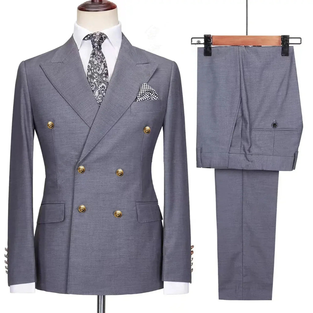 Costume Croisé, Costume Homme Croisé, Costume Homme Slim Fit, Costume Homme
